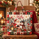 Santa Snowman Frame | Handcrafted Bag
