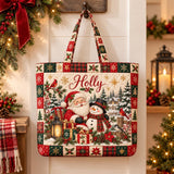 Santa Snowman Frame | Handcrafted Bag