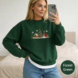 White Cabin Trees | Cozy Sweater