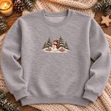Sage Snowman Pines | Cozy Sweater