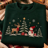 Navy Reindeer Tree | Cozy Sweater