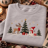 Navy Reindeer Tree | Cozy Sweater