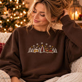 Olive Gold Stars | Cozy Sweater