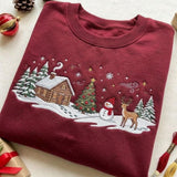 Ivory Log Cabin | Cozy Sweater