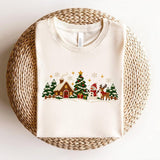 Black Winter Village | Cozy Sweater