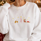 Olive Gold Stars | Cozy Sweater