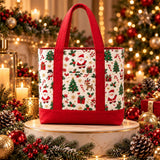 Santa Print Classic | Handcrafted Bag