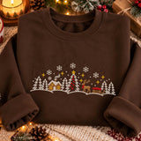 Olive Gold Stars | Cozy Sweater