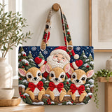 Three Bow Fawns | Handcrafted Bag