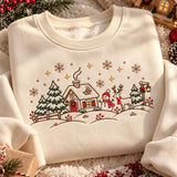 Cream Cottage Reindeer | Cozy Sweater