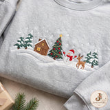 Green Red-Hat Snowman | Cozy Sweater