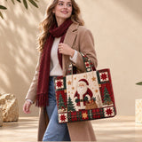 Mini Santa Patchwork | Handcrafted Bag