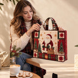 Mini Santa Patchwork | Handcrafted Bag