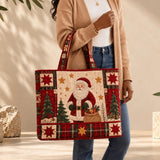 Mini Santa Patchwork | Handcrafted Bag