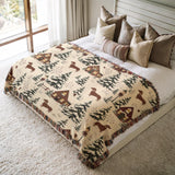 Cosy Christmas Sausage Dog Blanket – Snowy Village