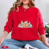 Green Glowing Cabin | Cozy Sweater