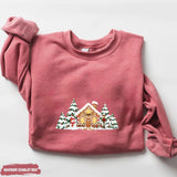 Green Glowing Cabin | Cozy Sweater