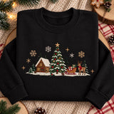 Chocolate Sleigh Scene | Cozy Sweater