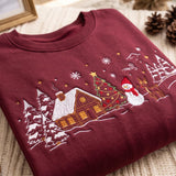 Emerald Snow Cabin | Cozy Sweater