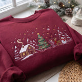 Wine Cabin Tree | Cozy Sweater