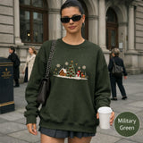 White Cabin Trees | Cozy Sweater