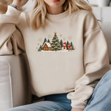 White Cabin Trees | Cozy Sweater