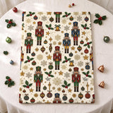 Cosy Nutcracker Blanket – Christmas Ornaments and Stars