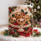 Mince Pies & Cinnamon | Quilted Laundry Basket