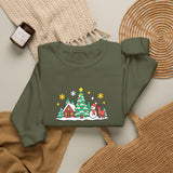 Charcoal Star Tree | Cozy Sweater