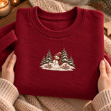 Sage Snowman Pines | Cozy Sweater