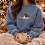 Sage Snowman Pines | Cozy Sweater