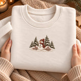 Sage Snowman Pines | Cozy Sweater