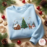Sky Blue Tree | Cozy Sweater
