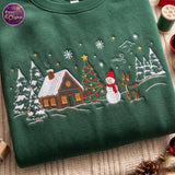 Claret Snowfall Cabin | Cozy Sweater