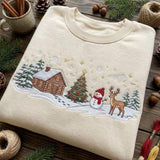Ivory Log Cabin | Cozy Sweater