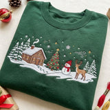 Ivory Log Cabin | Cozy Sweater