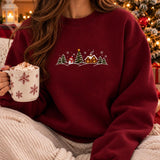 Cinnamon Snowman Scene | Cozy Sweater