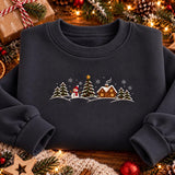 Cinnamon Snowman Scene | Cozy Sweater