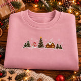 Cinnamon Snowman Scene | Cozy Sweater