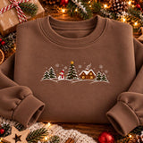 Cinnamon Snowman Scene | Cozy Sweater