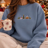 Cinnamon Snowman Scene | Cozy Sweater