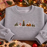 Cinnamon Snowman Scene | Cozy Sweater