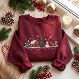 Mahogany Snowman Cabin | Cozy Sweater