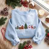 Mahogany Snowman Cabin | Cozy Sweater