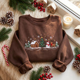 Mahogany Snowman Cabin | Cozy Sweater