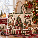 Woodland Christmas Tree | Handcrafted Bag