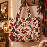 Pink Holiday Patchwork | Handcrafted Bag
