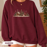 Chocolate Village Panorama | Cozy Sweater