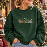 Brown Reindeer Trio | Cozy Sweater