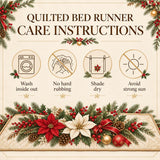 Holly Berry Runner | Quilted Bedding Set